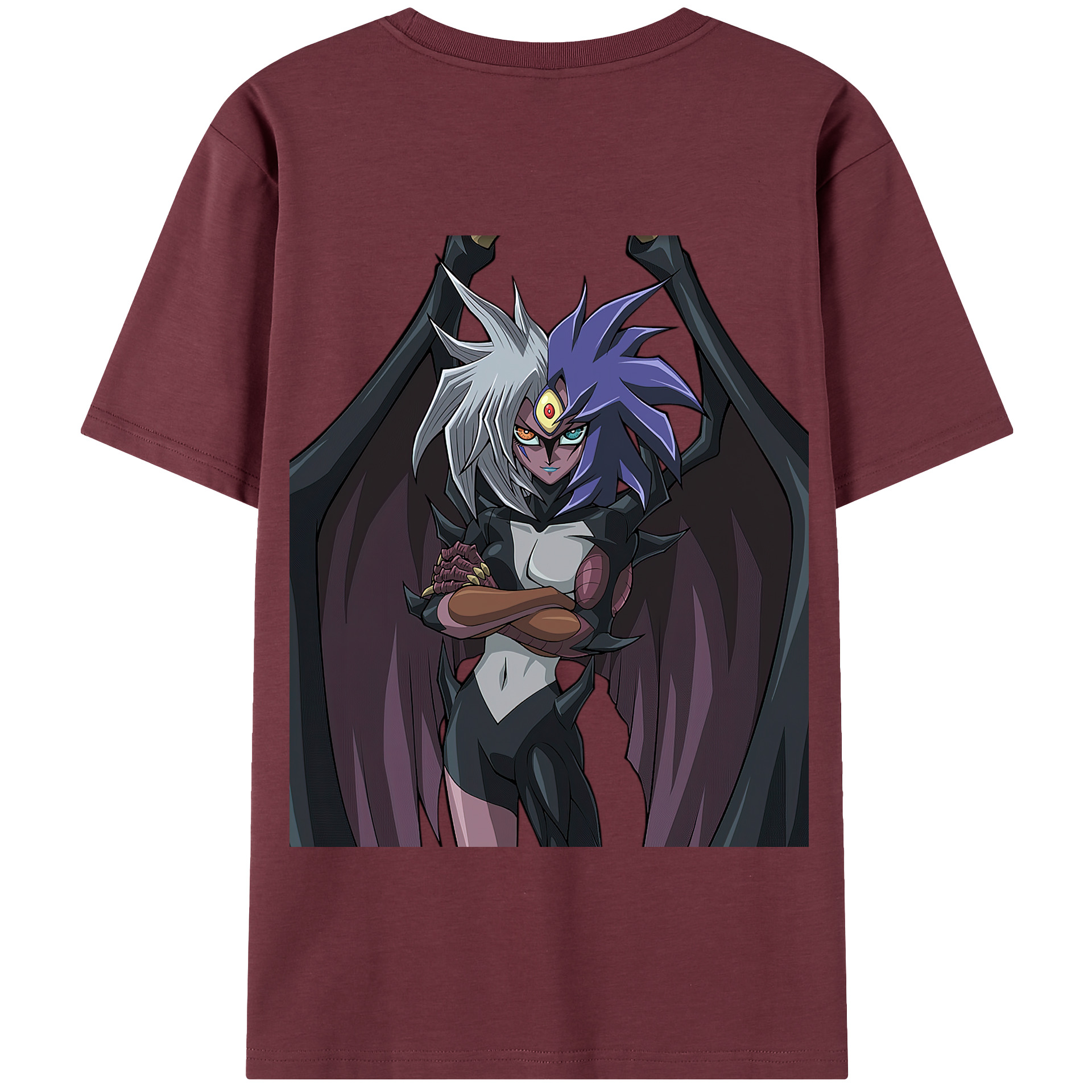（画像用） 遊☆戯☆王 Yu-Gi-Oh! 綿100％半袖Tシャツ（背面プリント）